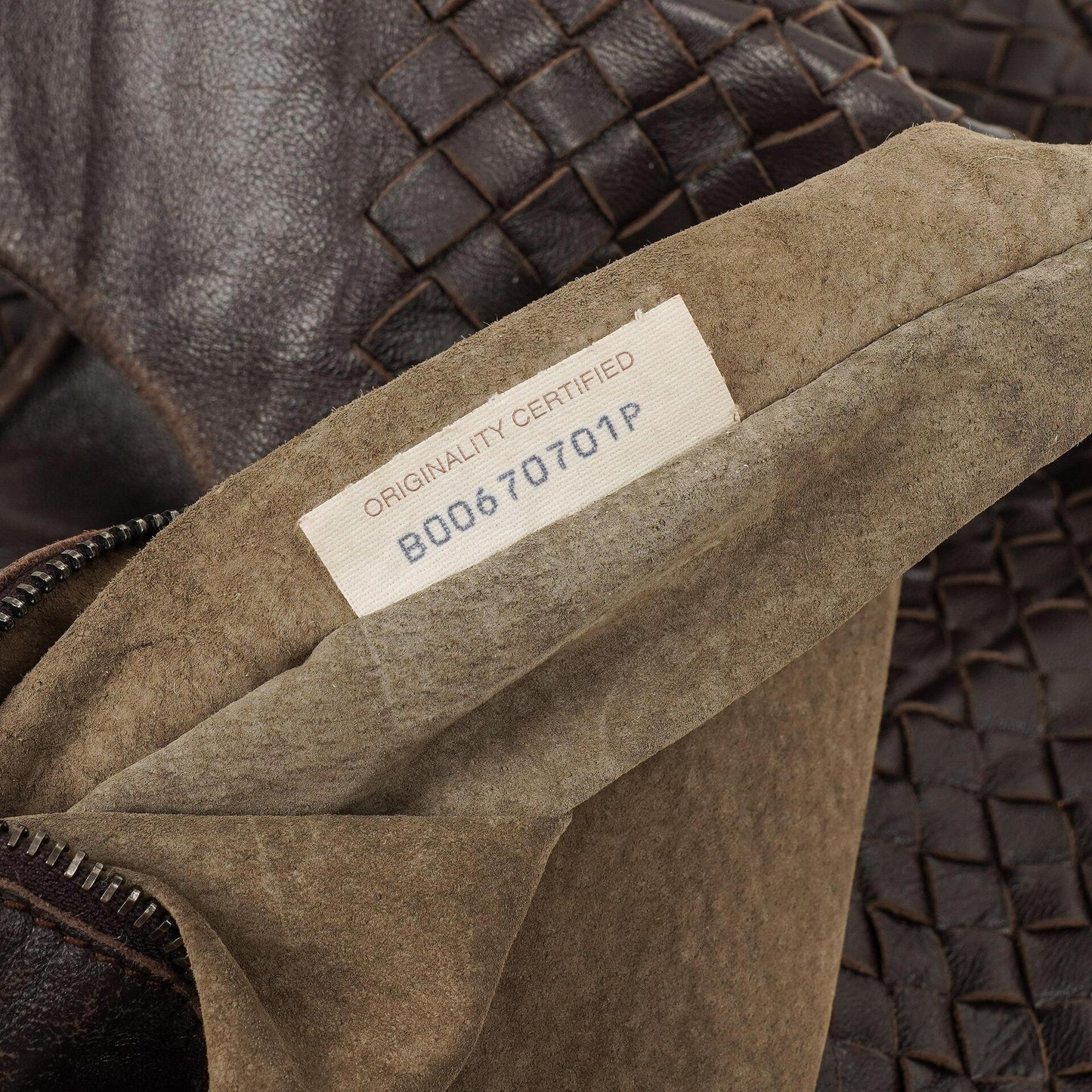 Bottega Veneta Mittlere Campana Braunes Nappa Intrecciato Hobo Tasche