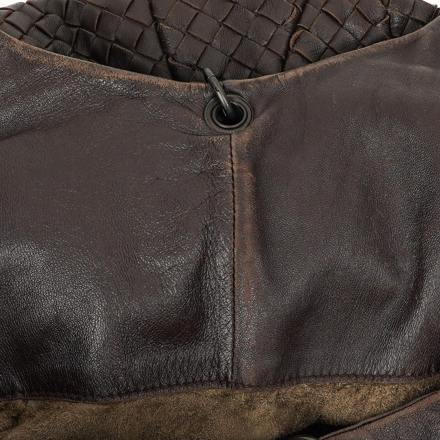 Bottega Veneta Mittlere Campana Braunes Nappa Intrecciato Hobo Tasche
