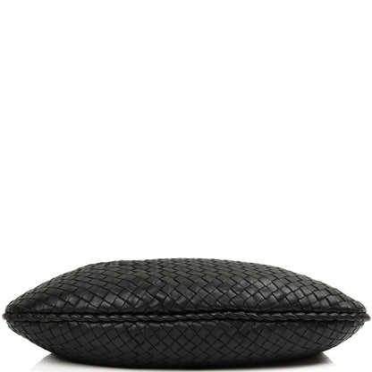 Bottega Veneta Medium Veneta Schwarzes Nappa Intrecciato Hobo Bag