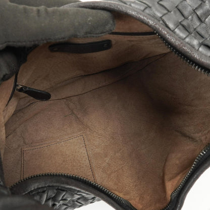 Bottega Veneta Medium Veneta Schwarzes Nappa Intrecciato Hobo Bag