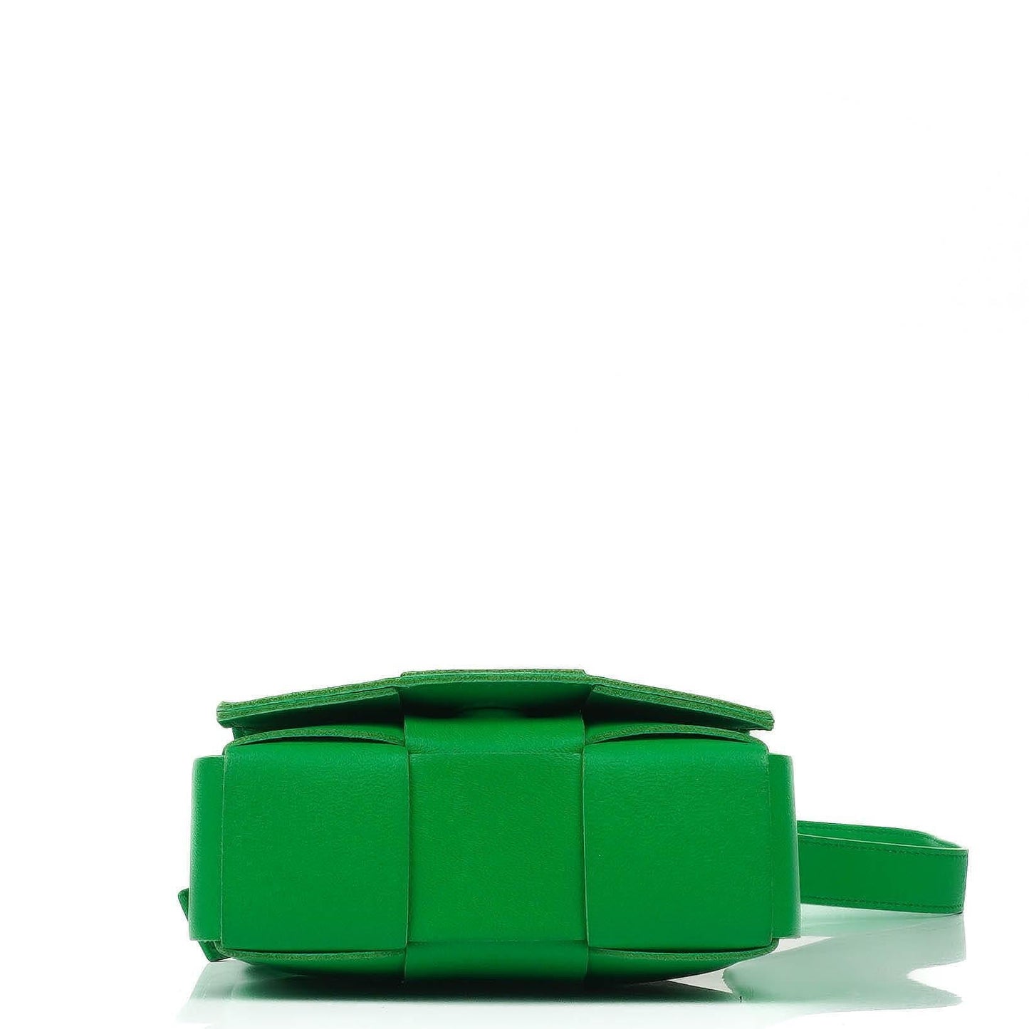 Bottega Veneta Mini Cassette Papagei Maxi Intrecciato Leder Umhängetasche