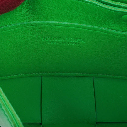 Bottega Veneta Mini Cassette Papagei Maxi Intrecciato Leder Umhängetasche