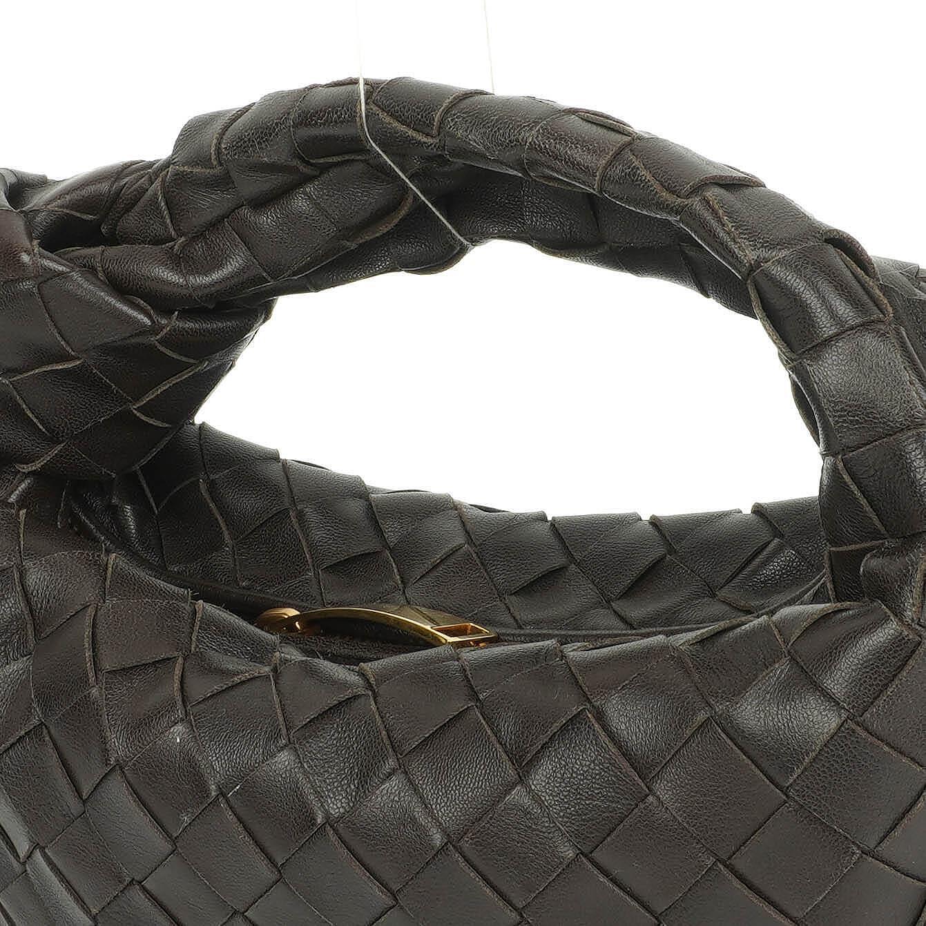 Bottega Veneta Mini Jodie Handtasche mit Henkel in Braun
