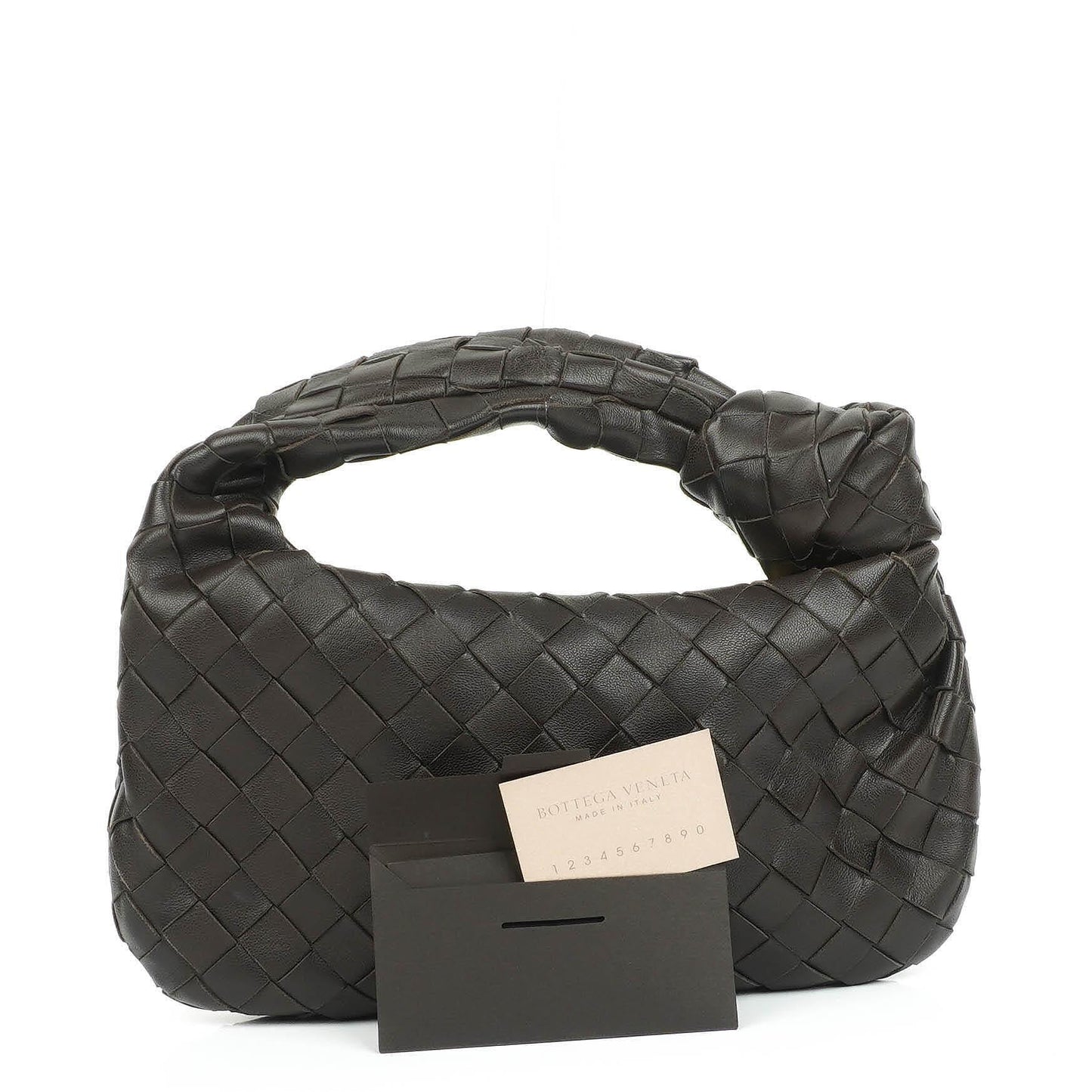 Bottega Veneta Mini Jodie Handtasche mit Henkel in Braun