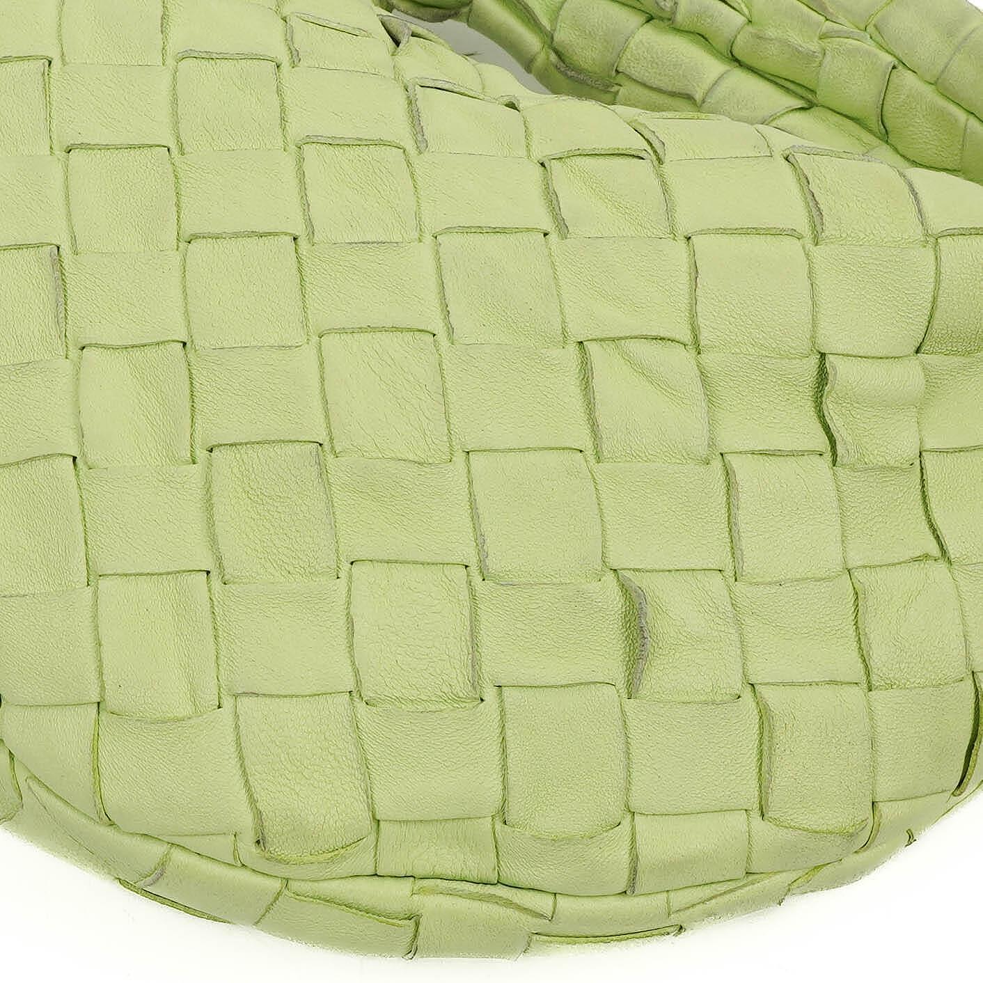 Bottega Veneta Mini Jodie Tasche aus Fennel Nappa Intrecciato