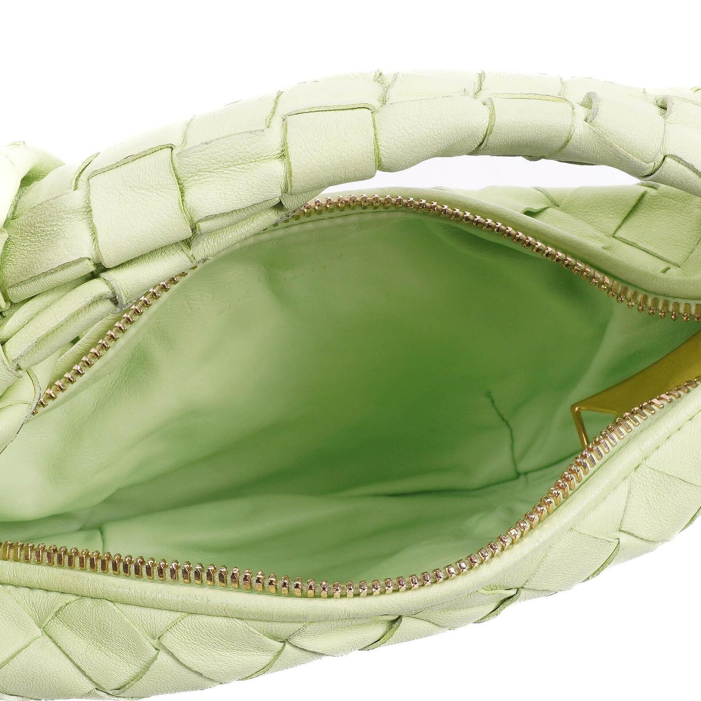 Bottega Veneta Mini Jodie Tasche aus Fennel Nappa Intrecciato