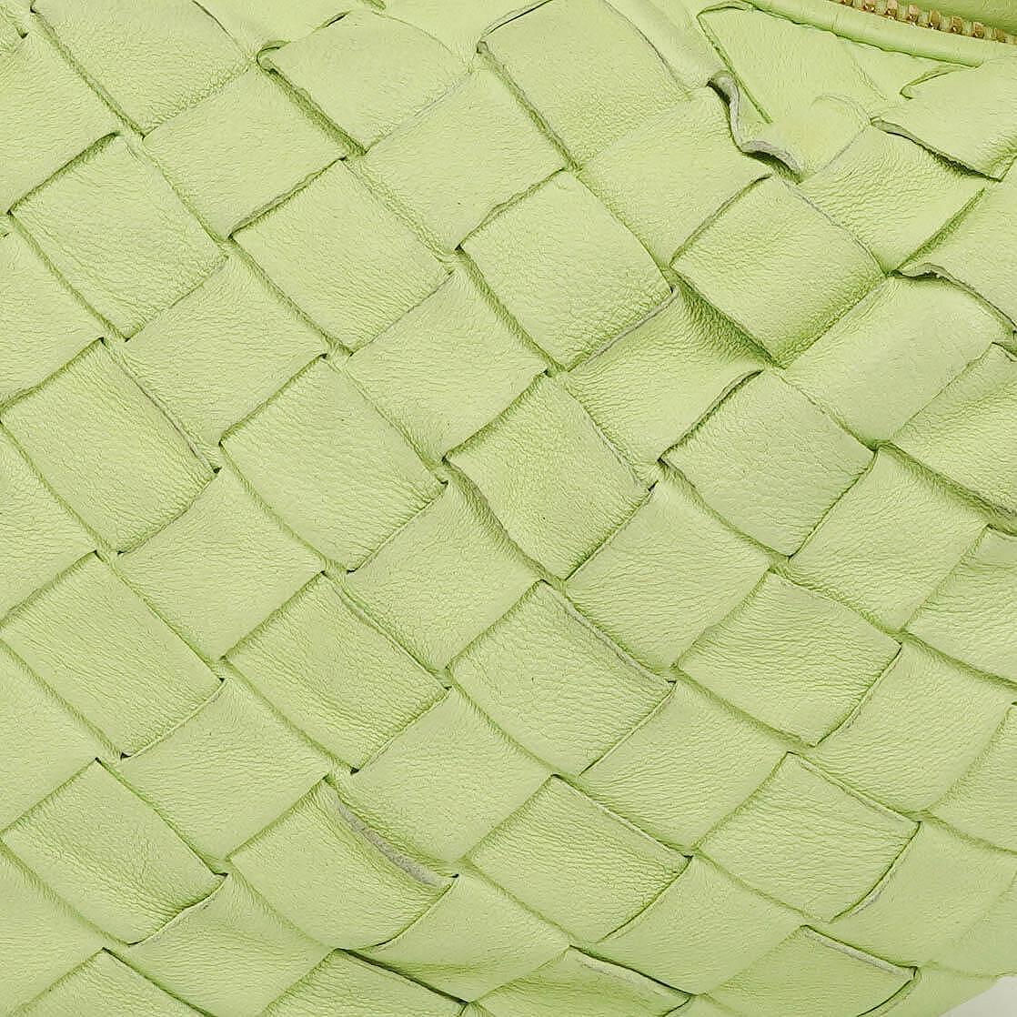 Bottega Veneta Mini Jodie Tasche aus Fennel Nappa Intrecciato