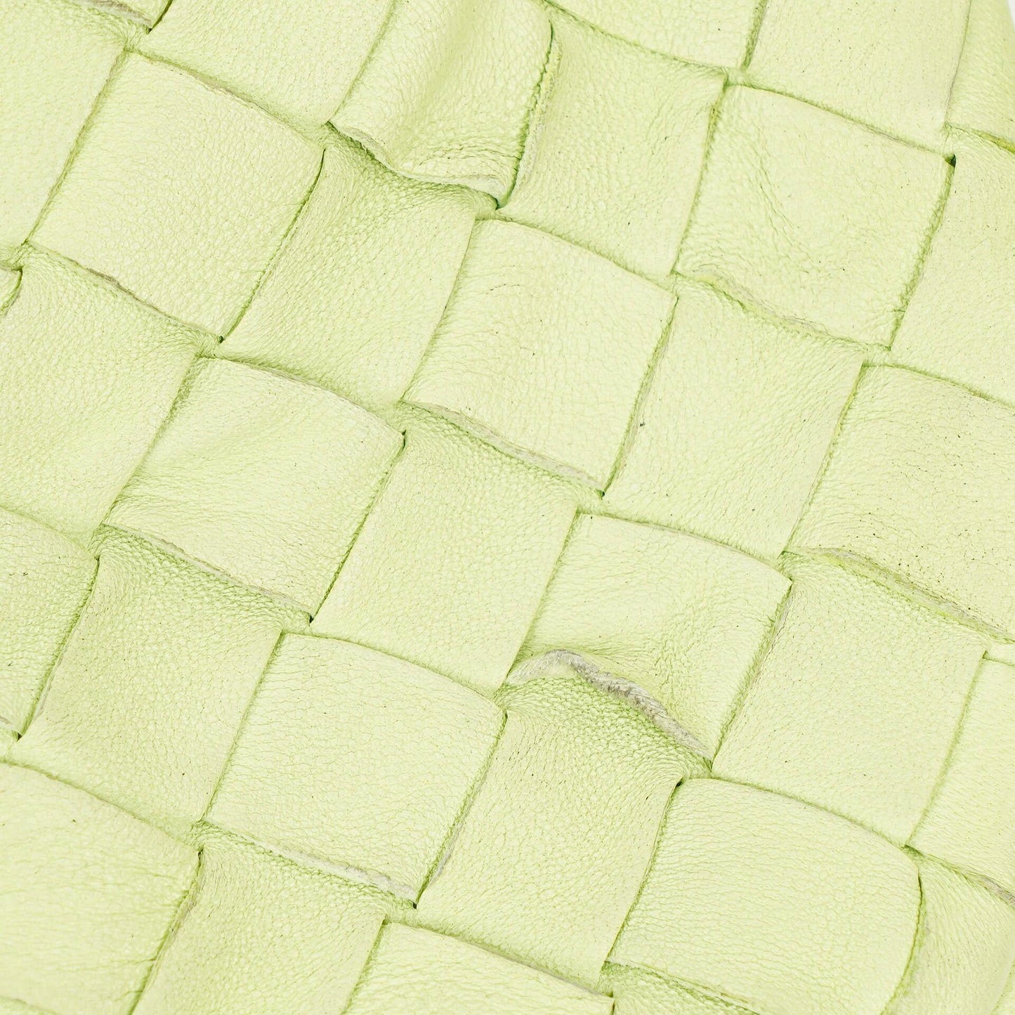 Bottega Veneta Mini Jodie Tasche aus Fennel Nappa Intrecciato