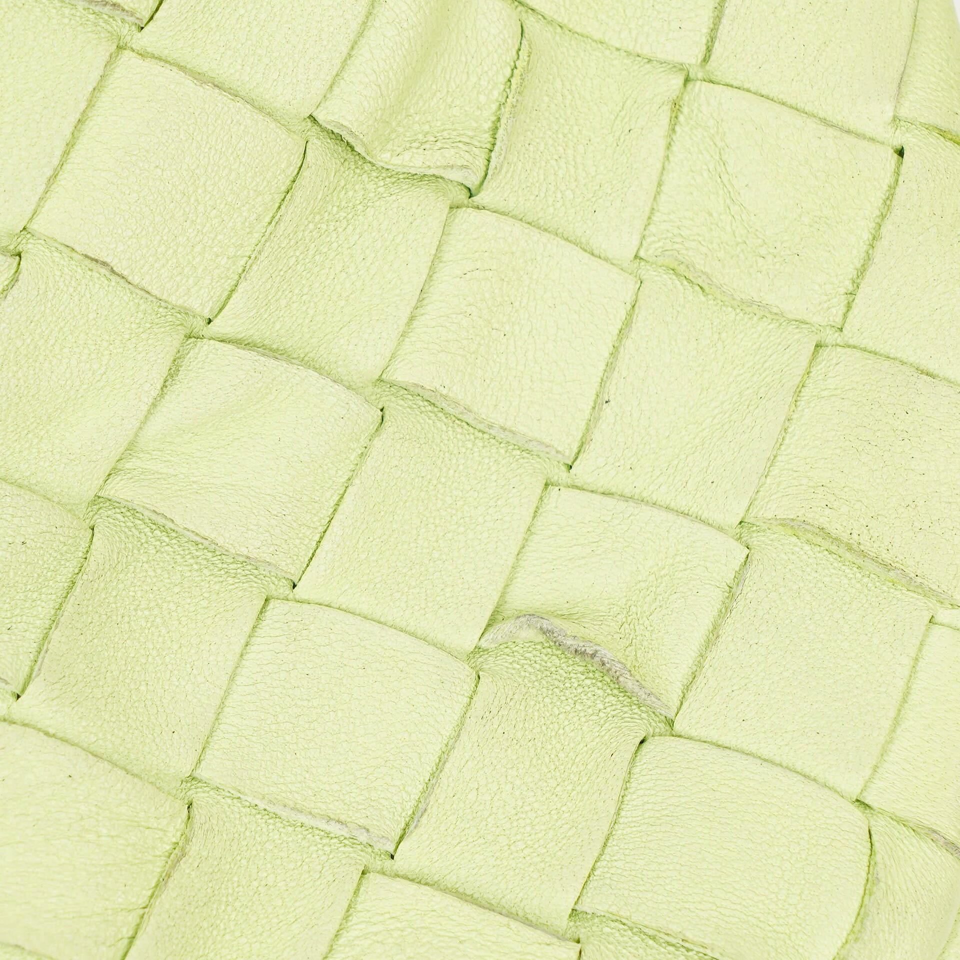 Bottega Veneta Mini Jodie Tasche aus Fennel Nappa Intrecciato