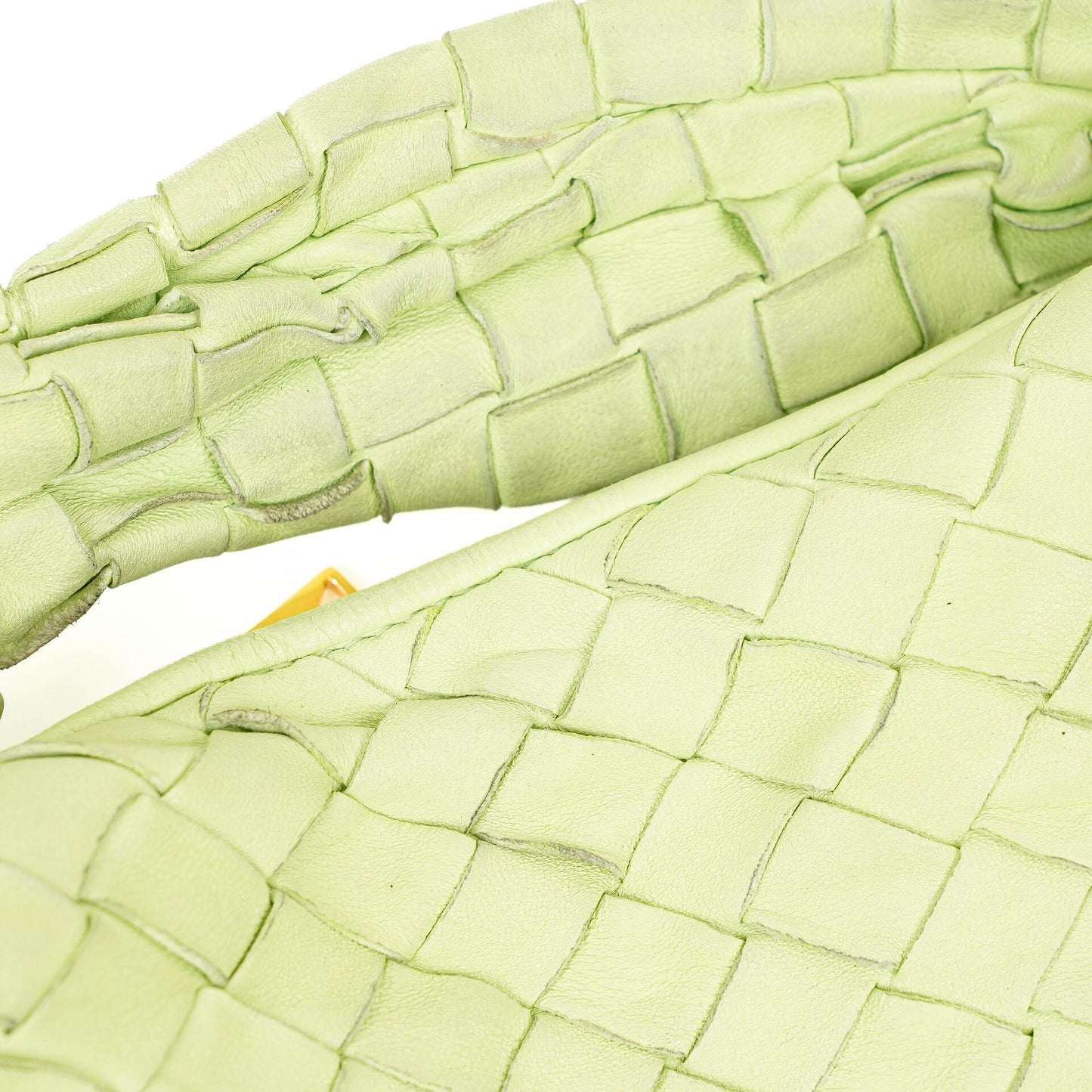Bottega Veneta Mini Jodie Tasche aus Fennel Nappa Intrecciato