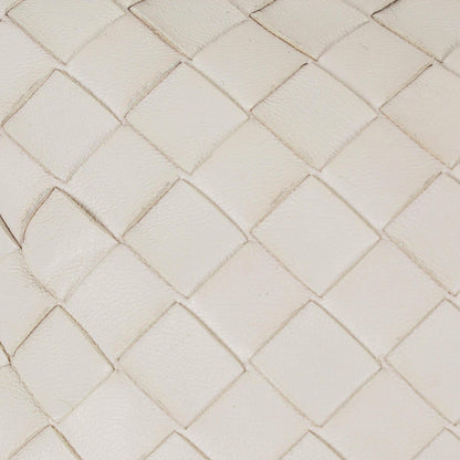 Bottega Veneta Mini Jodie Tasche aus weißem Nappa Intrecciato