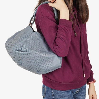 Bottega Veneta Aquilone Fortune Cookie Hobo Tasche aus Nappa Intrecciato