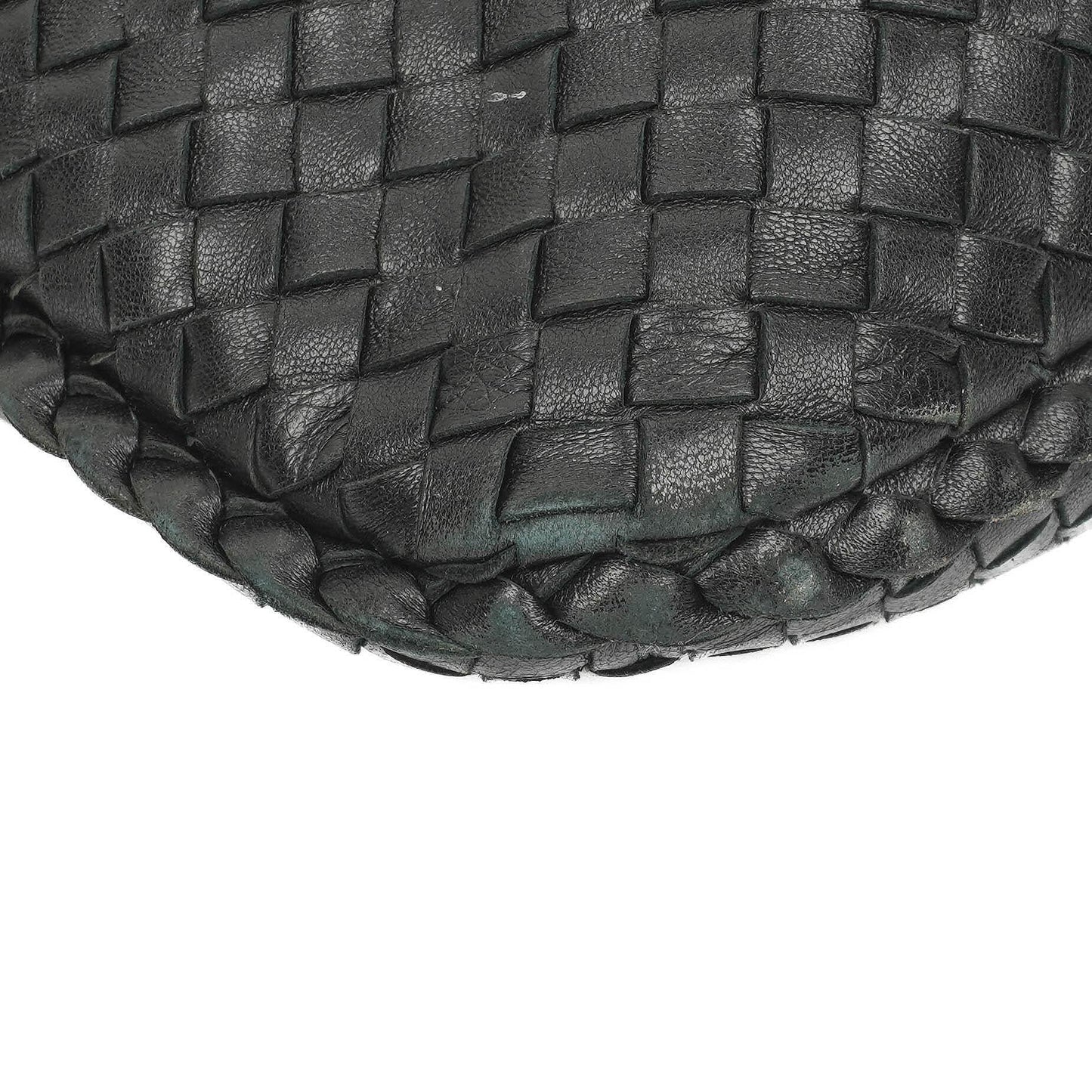 Bottega Veneta Veneta Hobo-Tasche Large aus schwarzem Nappa Intrecciato
