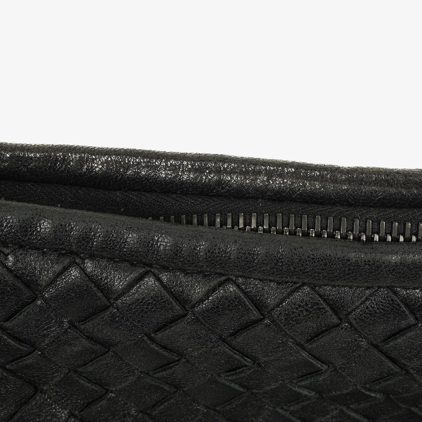 Bottega Veneta Veneta Hobo-Tasche Large aus schwarzem Nappa Intrecciato