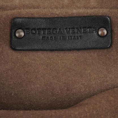 Bottega Veneta Veneta Hobo-Tasche Large aus schwarzem Nappa Intrecciato