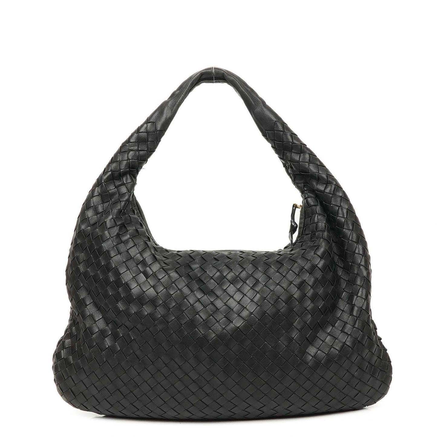 Bottega Veneta Nappa Intrecciato schwarzer Medium Veneta Hobo Bag