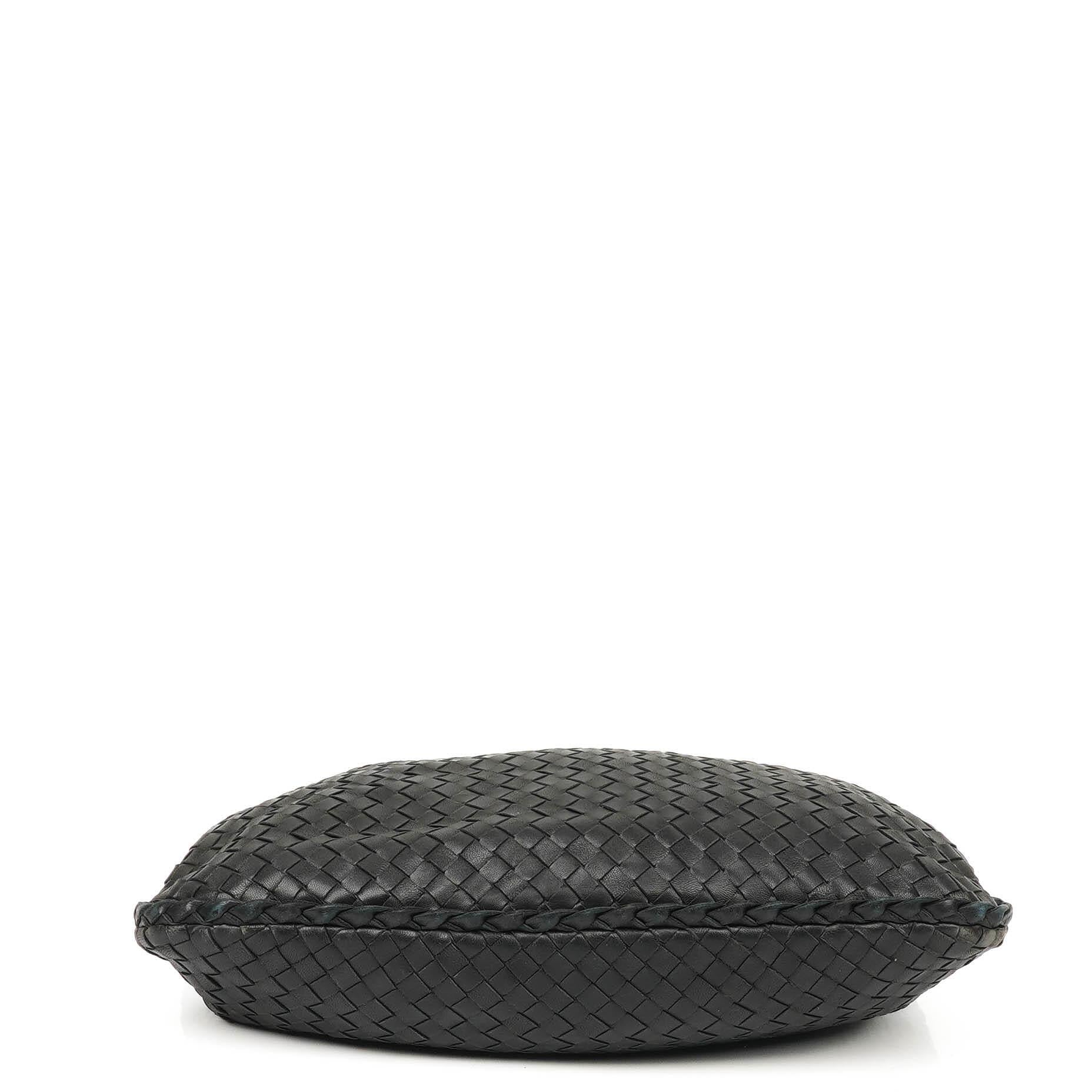Bottega Veneta Nappa Intrecciato schwarzer Medium Veneta Hobo Bag