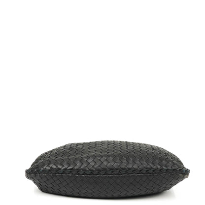 Bottega Veneta Nappa Intrecciato schwarzer Medium Veneta Hobo Bag