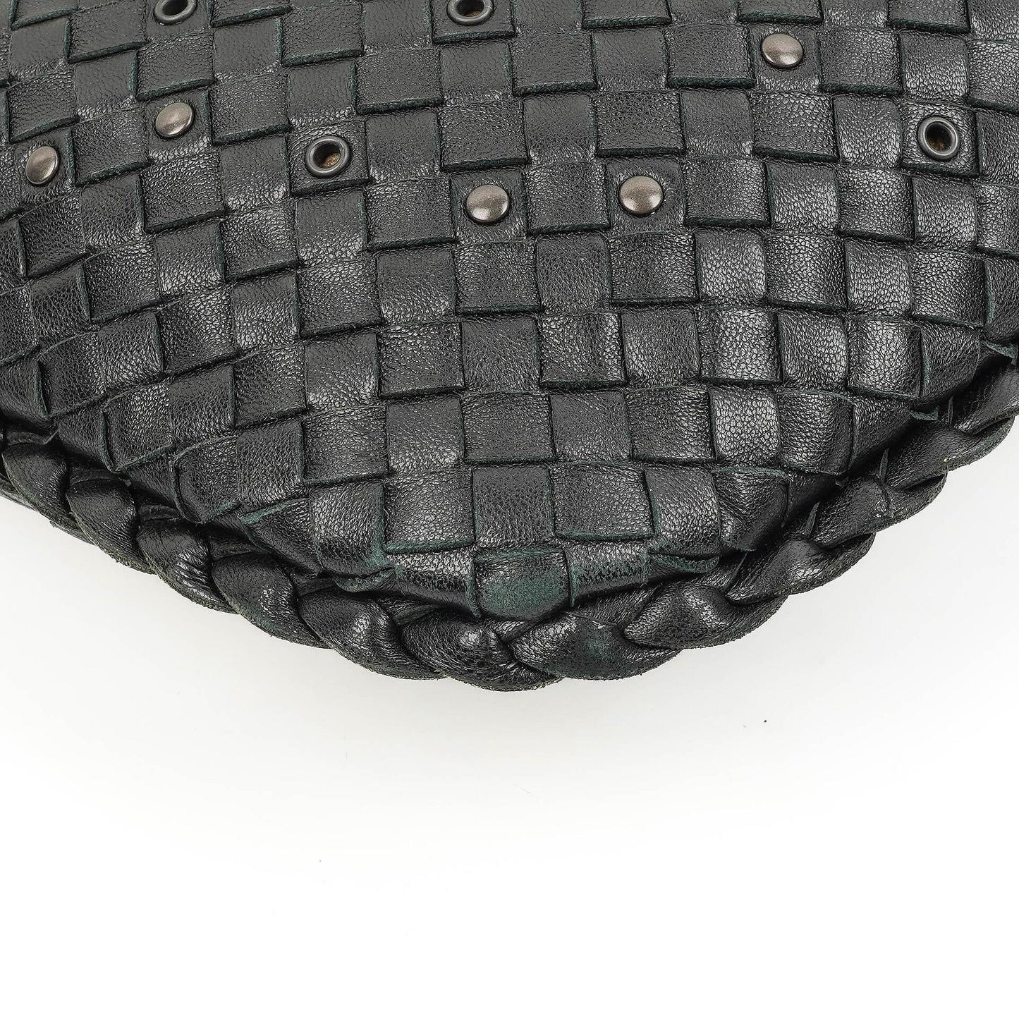 Bottega Veneta Medium Veneta Hobo Bag aus schwarzem Nappa Intrecciato Leder