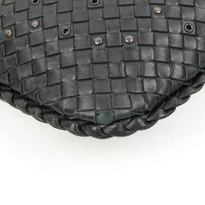 Bottega Veneta Medium Veneta Hobo Bag aus schwarzem Nappa Intrecciato Leder