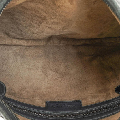 Bottega Veneta Medium Veneta Hobo Bag aus schwarzem Nappa Intrecciato Leder