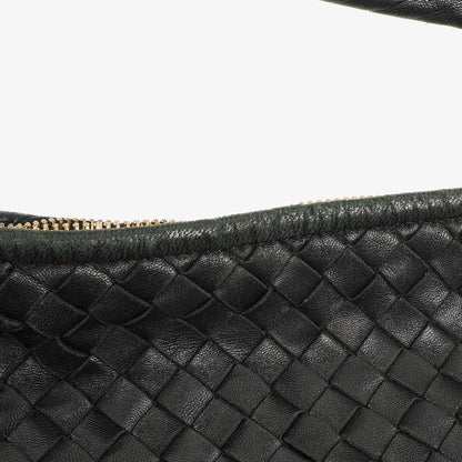 Bottega Veneta Medium Veneta Hobo Bag aus schwarzem Nappa Intrecciato