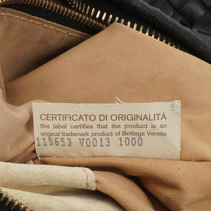 Bottega Veneta Medium Veneta Hobo Bag aus schwarzem Nappa Intrecciato