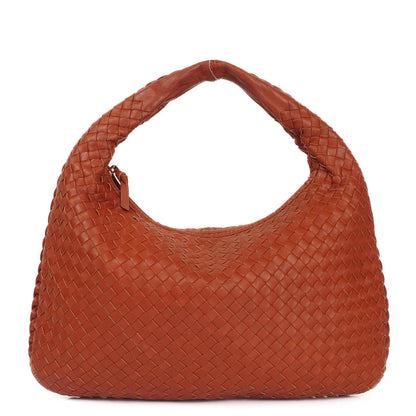 Bottega Veneta Medium Veneta Hobo-Tasche aus braunem Nappa Intrecciato