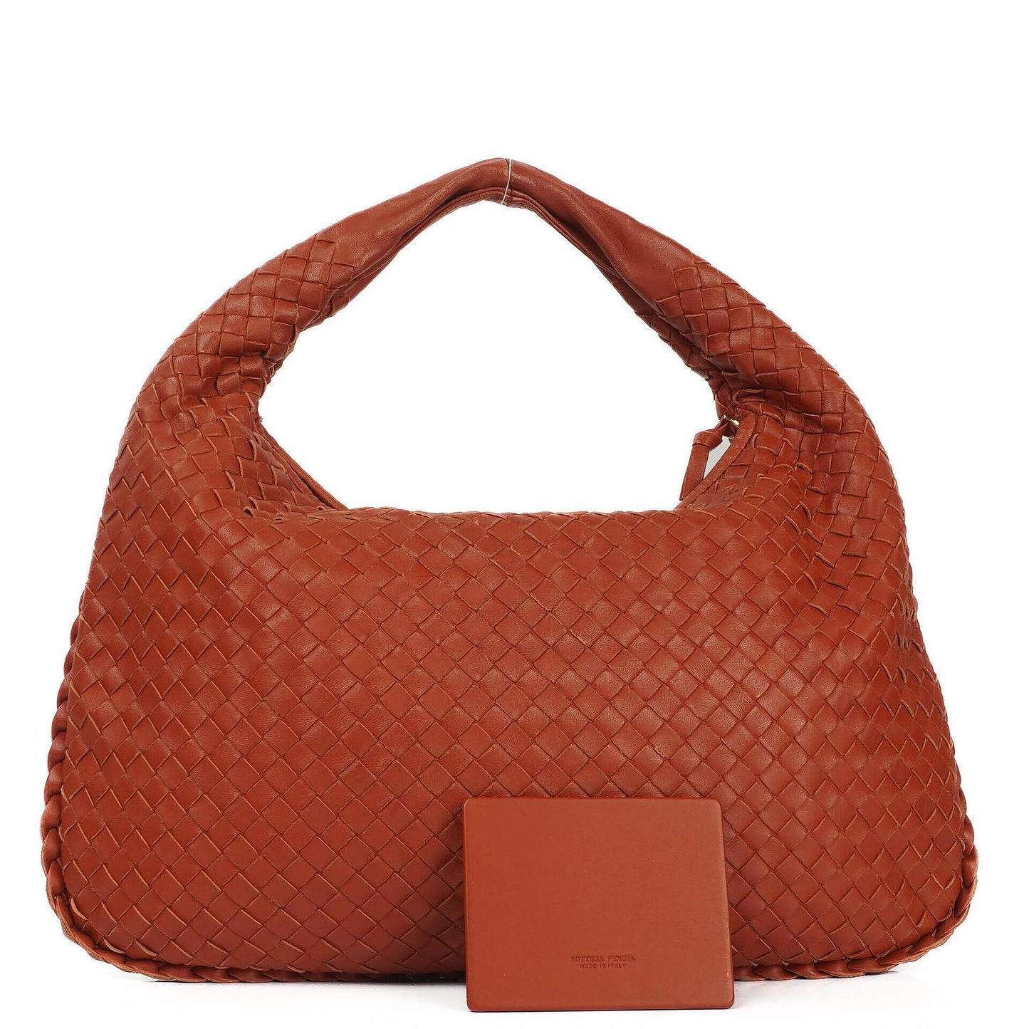 Bottega Veneta Medium Veneta Hobo-Tasche aus braunem Nappa Intrecciato