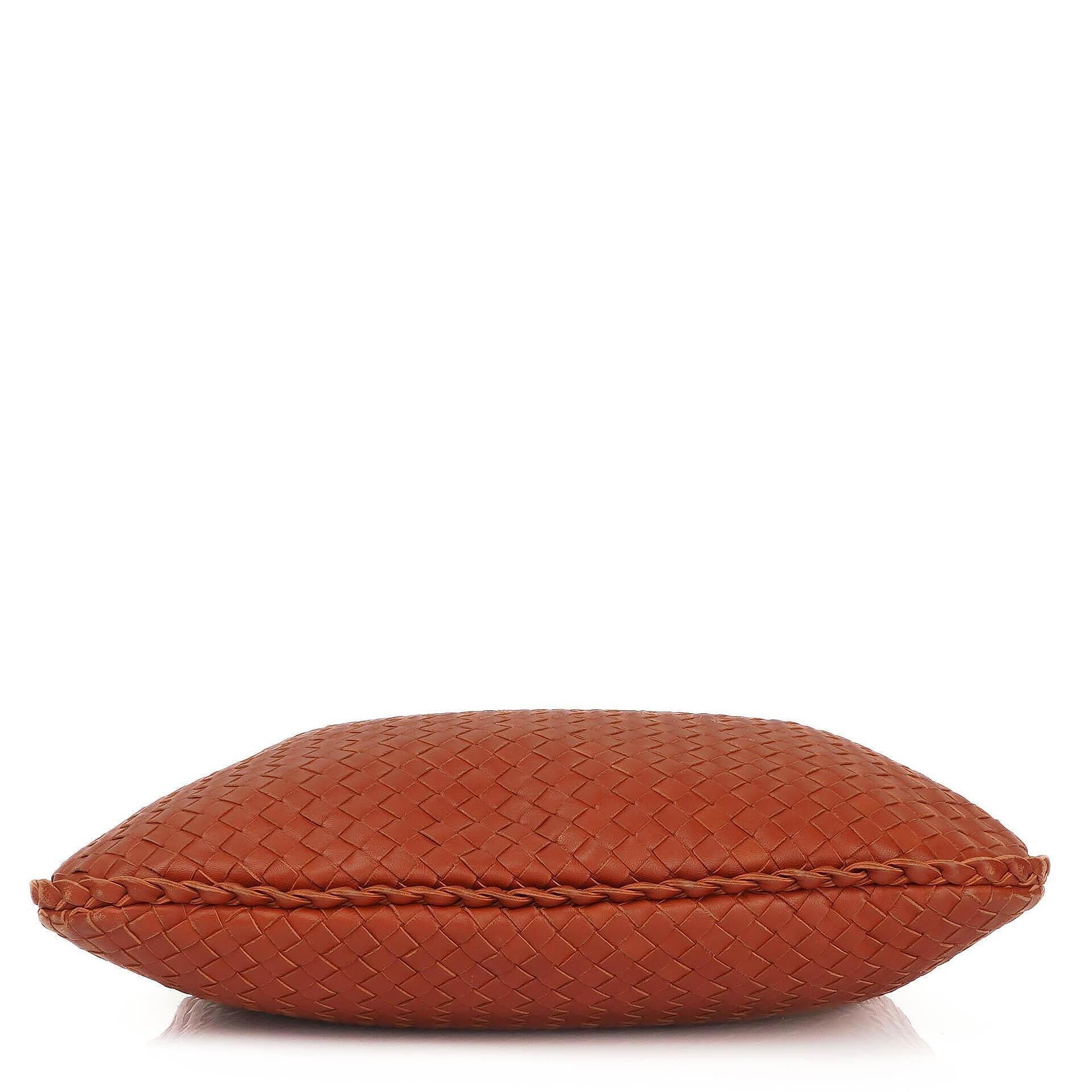 Bottega Veneta Medium Veneta Hobo-Tasche aus braunem Nappa Intrecciato