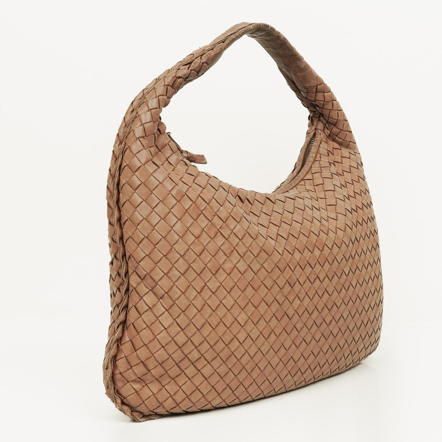 Bottega Veneta Medium Veneta Hobo aus braunem Nappa Intrecciato