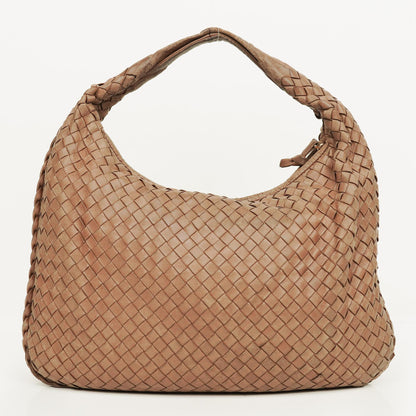Bottega Veneta Medium Veneta Hobo aus braunem Nappa Intrecciato