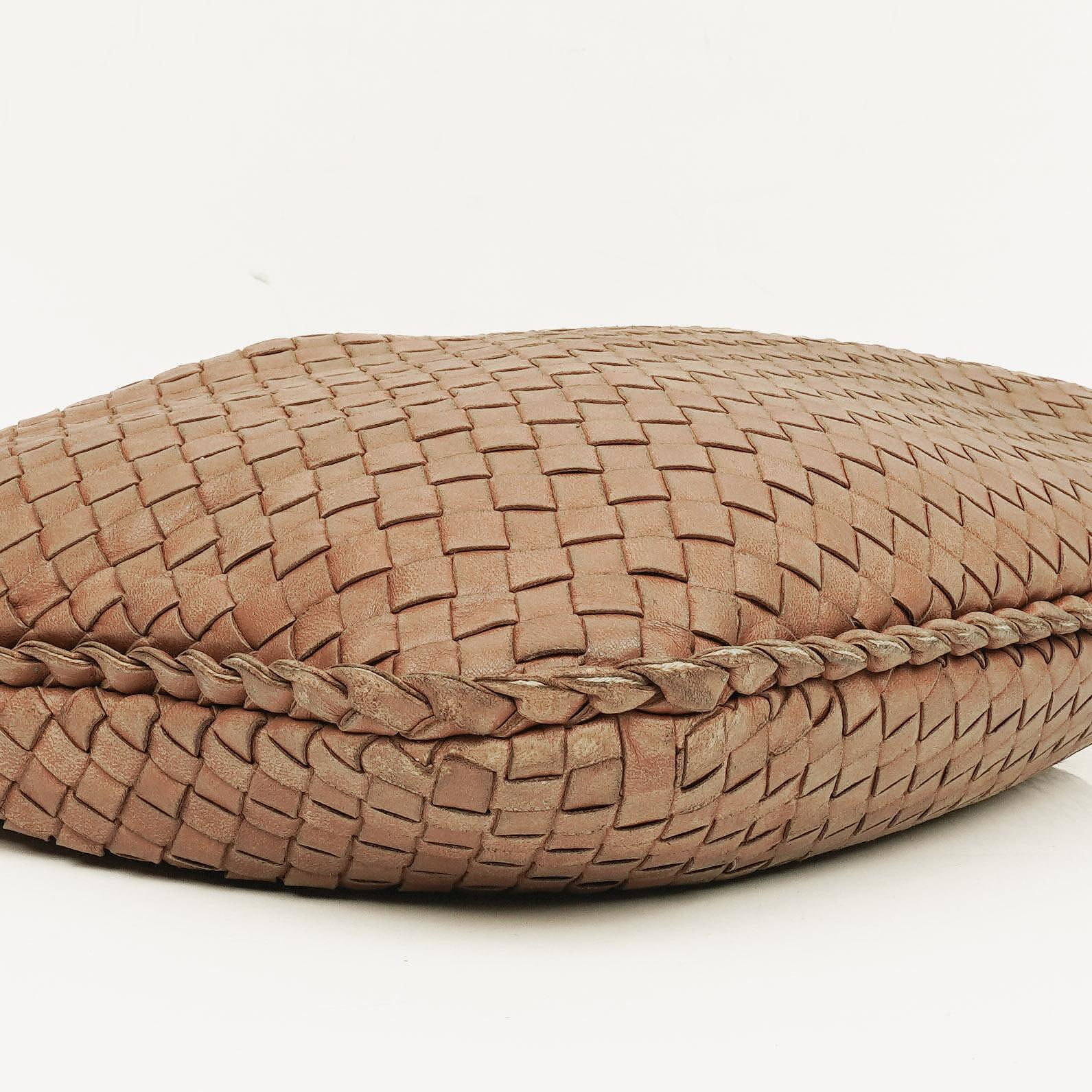 Bottega Veneta Medium Veneta Hobo aus braunem Nappa Intrecciato