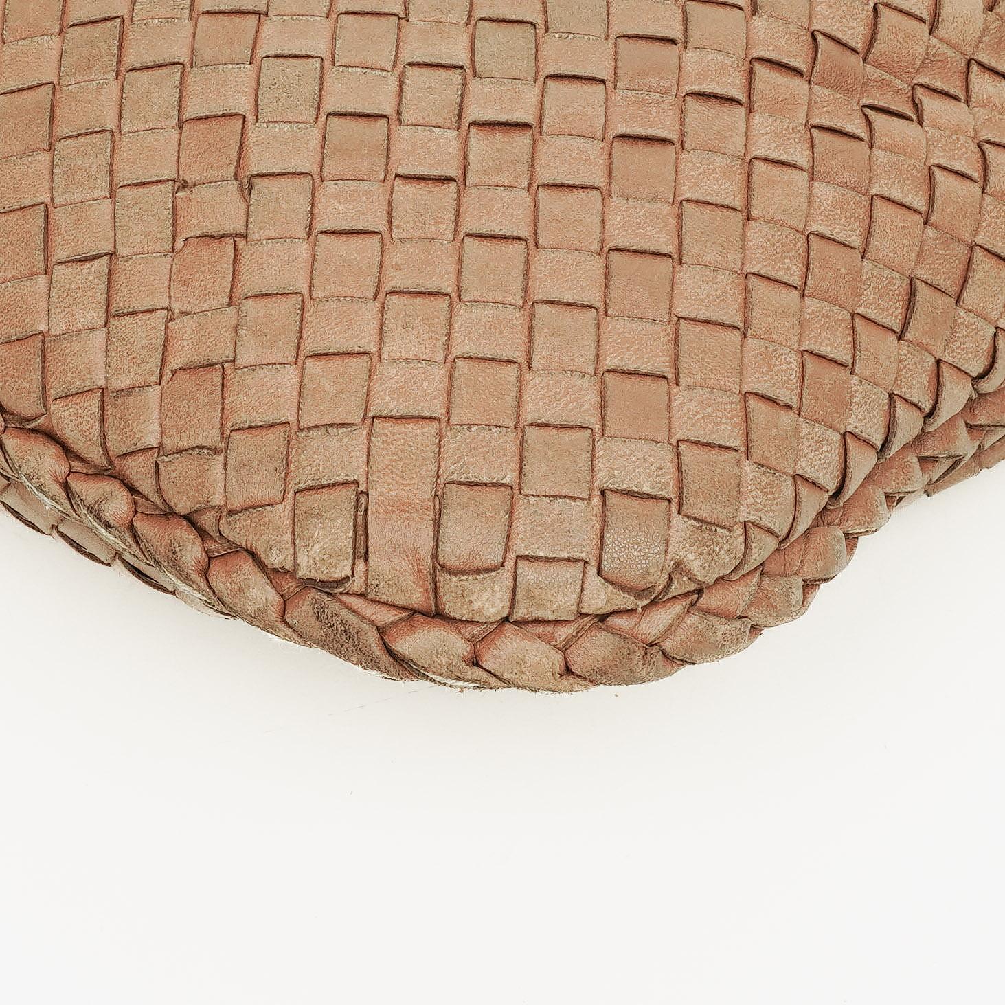 Bottega Veneta Medium Veneta Hobo aus braunem Nappa Intrecciato
