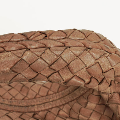 Bottega Veneta Medium Veneta Hobo aus braunem Nappa Intrecciato