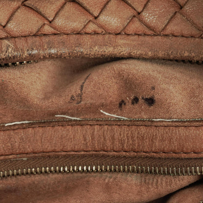 Bottega Veneta Medium Veneta Hobo aus braunem Nappa Intrecciato