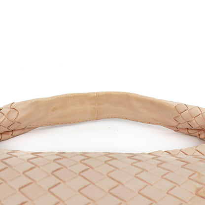 Bottega Veneta Medium Veneta Hobo-Tasche aus hellrosa Nappa Intrecciato
