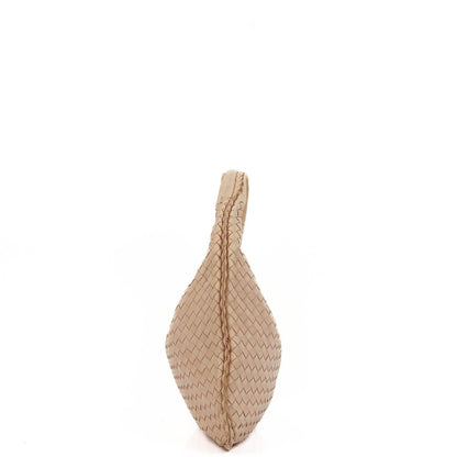 Bottega Veneta Medium Veneta Hobo-Tasche aus hellrosa Nappa Intrecciato