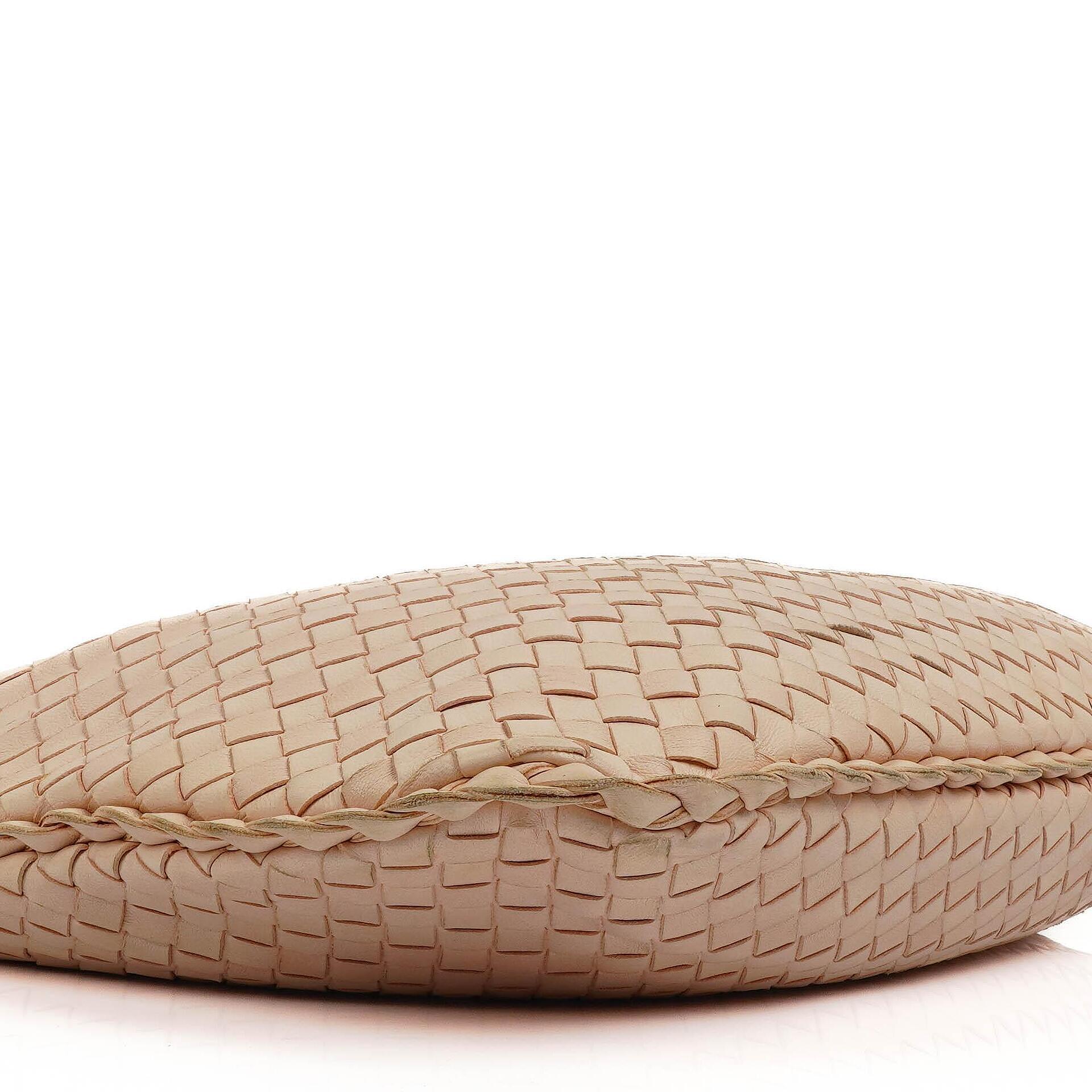 Bottega Veneta Medium Veneta Hobo-Tasche aus hellrosa Nappa Intrecciato