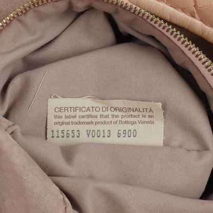 Bottega Veneta Medium Veneta Hobo-Tasche aus hellrosa Nappa Intrecciato