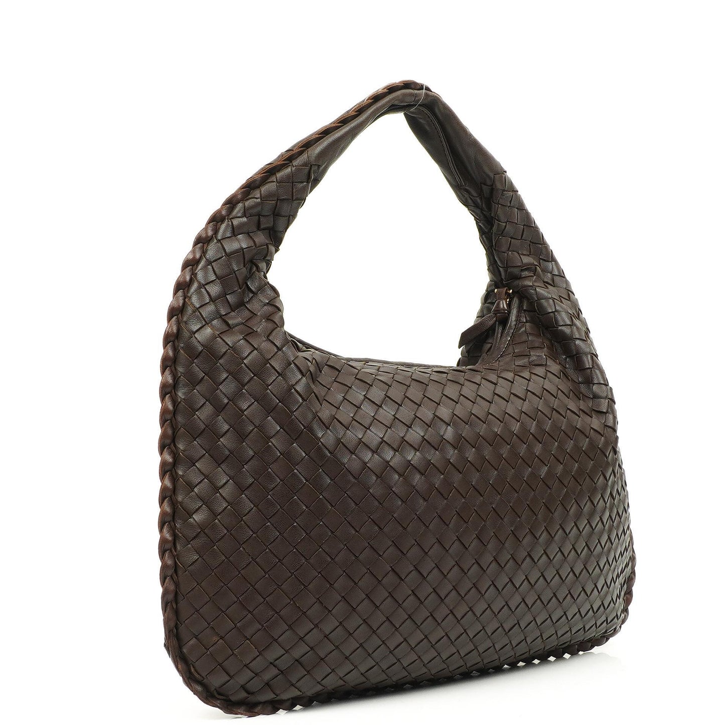 Bottega Veneta Nappa Intrecciato Mittelgroße Veneta Hobo Braun