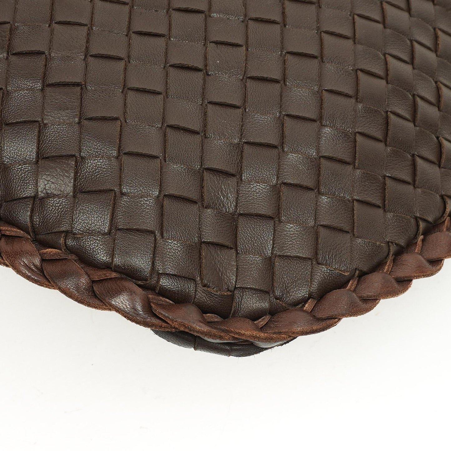 Bottega Veneta Nappa Intrecciato Mittelgroße Veneta Hobo Braun
