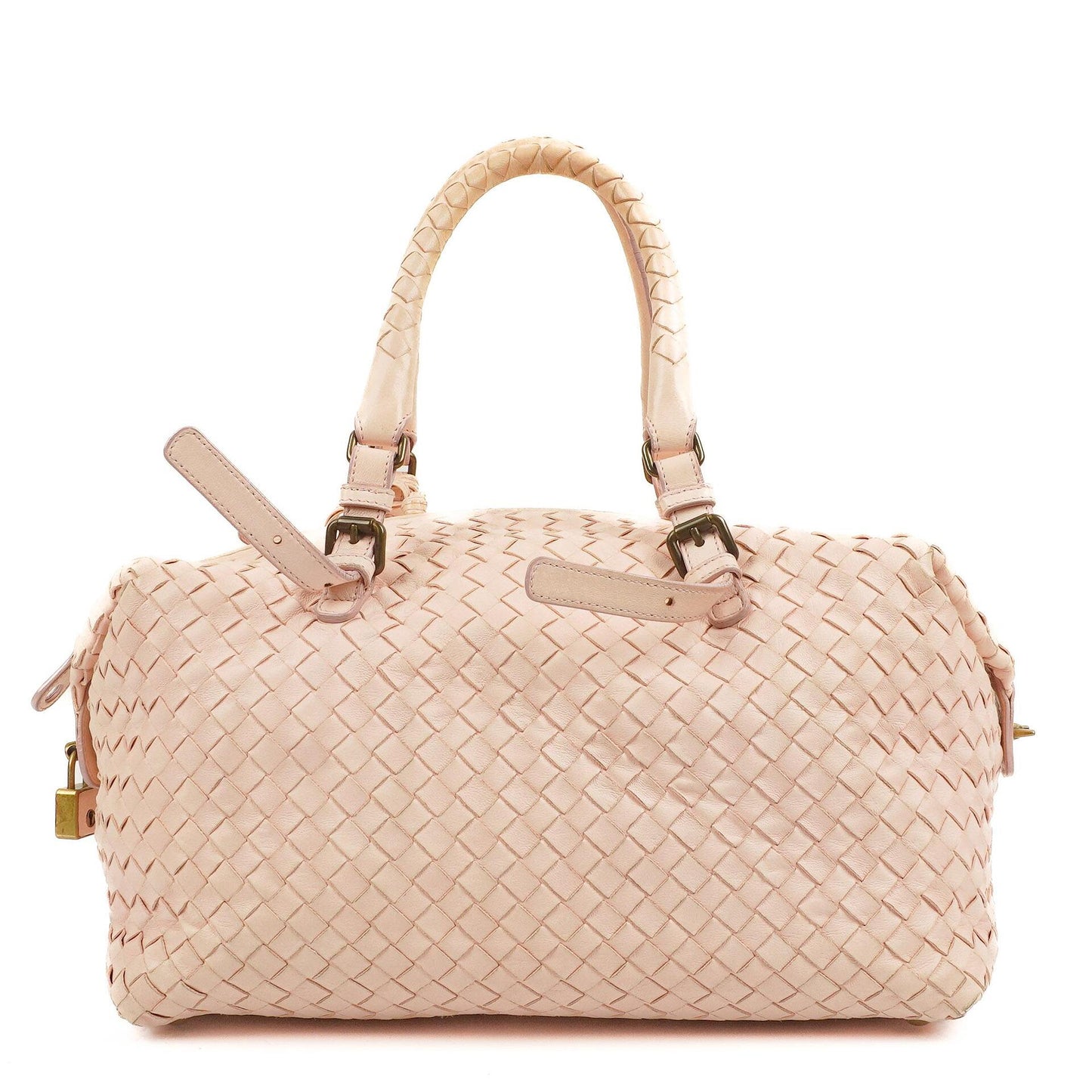 Bottega Veneta Montaigne Lotus Tasche aus Nappa Intrecciato