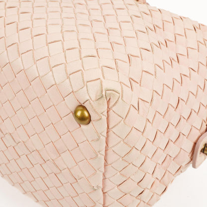 Bottega Veneta Montaigne Lotus Tasche aus Nappa Intrecciato