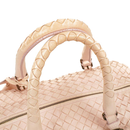 Bottega Veneta Montaigne Lotus Tasche aus Nappa Intrecciato