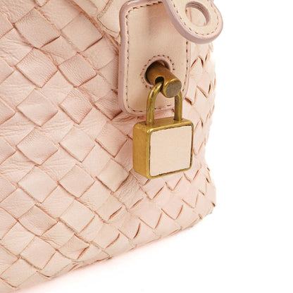 Bottega Veneta Montaigne Lotus Tasche aus Nappa Intrecciato