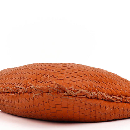 Bottega Veneta Nappa Intrecciato Orange Große Veneta Hobo Tasche mit Fransen
