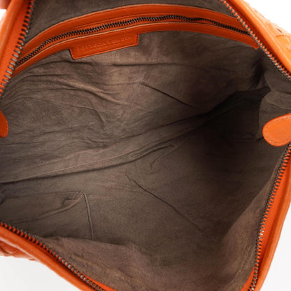 Bottega Veneta Nappa Intrecciato Orange Große Veneta Hobo Tasche mit Fransen