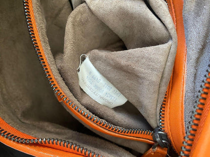 Bottega Veneta Nappa Intrecciato Orange Große Veneta Hobo Tasche mit Fransen