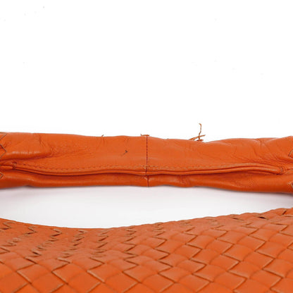 Bottega Veneta Nappa Intrecciato Orange Große Veneta Hobo Tasche mit Fransen